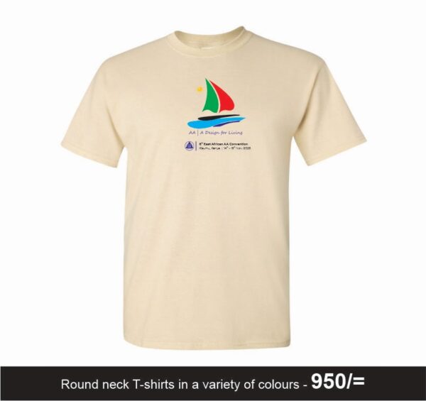 Official AA Convention Round Neck T-Shirt | AAEAC Kisumu 2025 - Image 2
